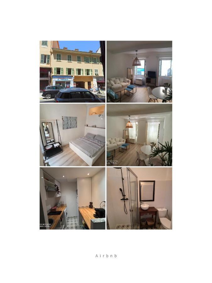 Joli Appartement Nicois En Bord De Mer Nizza Exterior foto