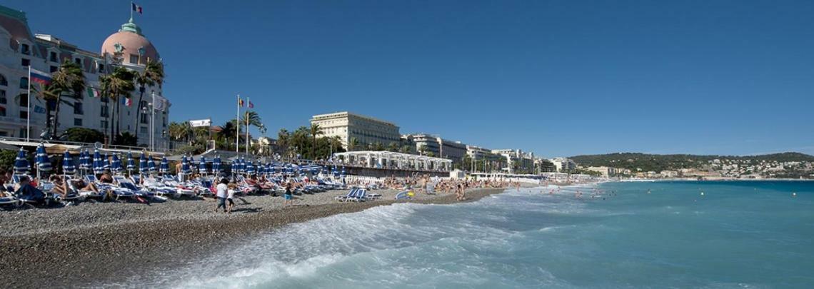 Joli Appartement Nicois En Bord De Mer Nizza Exterior foto